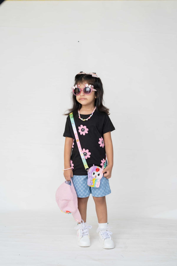Flower Puff Play Tee
